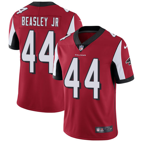 2019 men Atlanta Falcons #44 Beasley Jr red Nike Vapor Untouchable Limited NFL Jersey->atlanta falcons->NFL Jersey